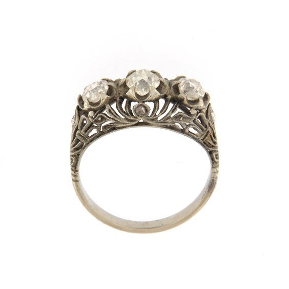 Ring Goldside Woman in Gold Diamante 0.60 Ct AN.GS0026 - AN.GS0026